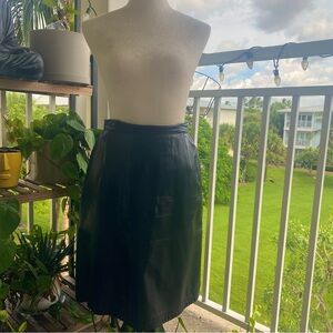 Vintage leather skirt